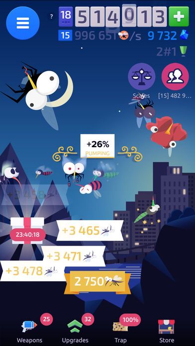 1lb of Mocquitoes: idle click