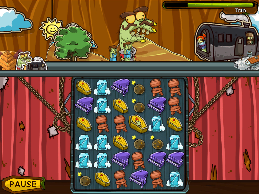 Grave Mania: Pandemic Pandemonium gameplay visual