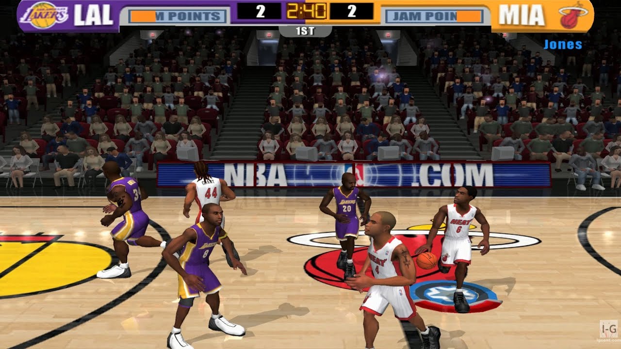 NBA Jam (2003) gameplay visual
