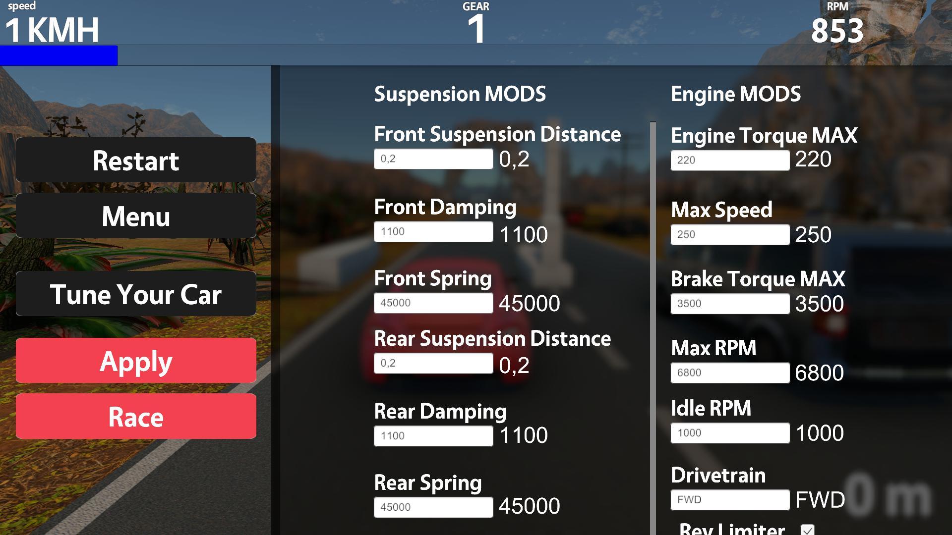 Drag Race Simulator