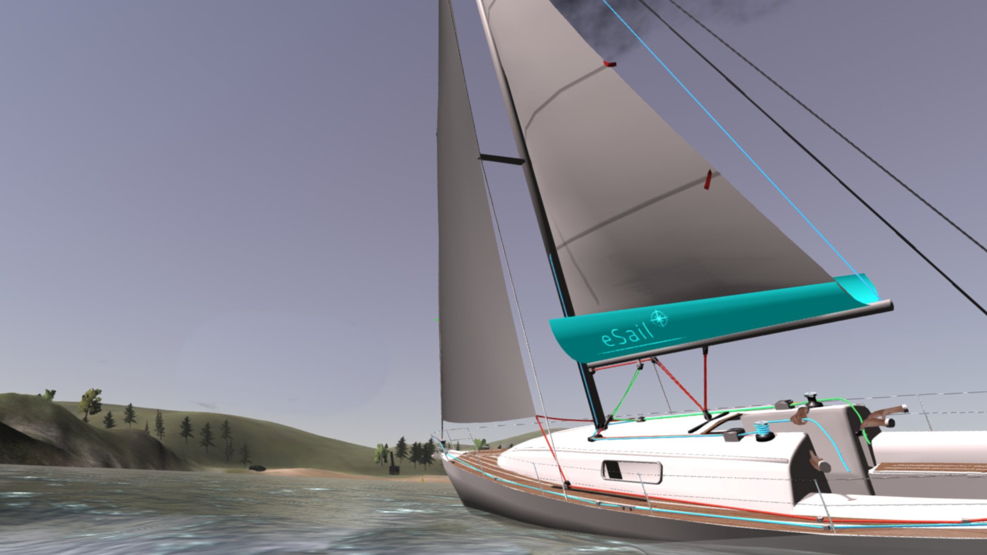 eSail Sailing Simulator gameplay visual