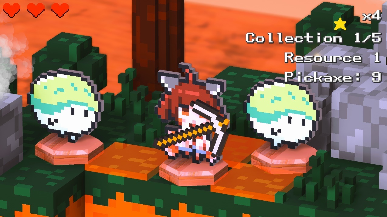 １面だけ遊べるきりたんのゲーム