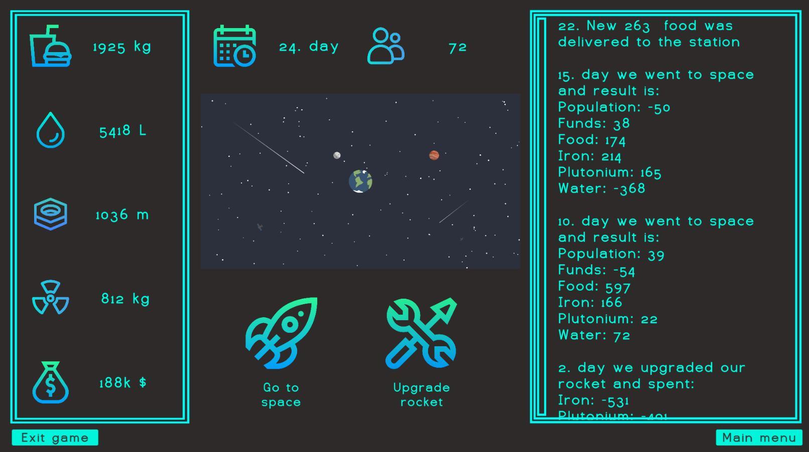 SPACE STATION - Simulator