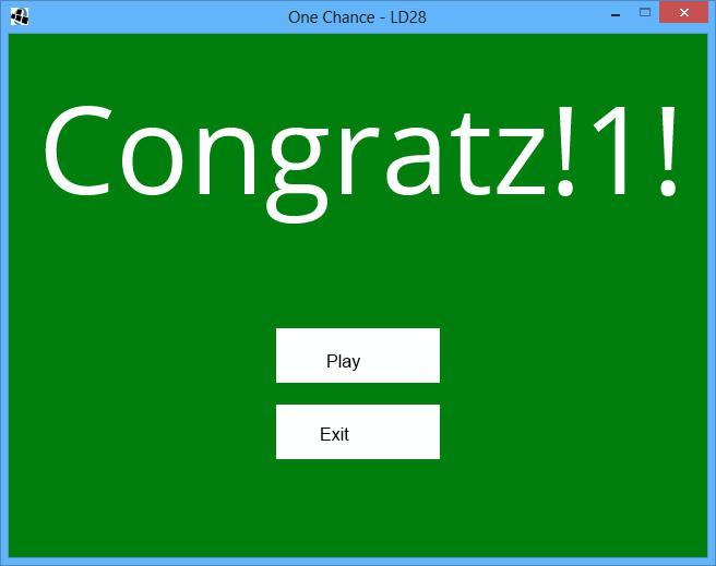 One Chance (itch) (Insinical Studios)