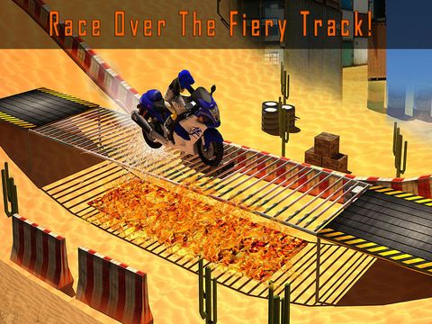 Motorcycle stunt track race - a dirt bike racing game