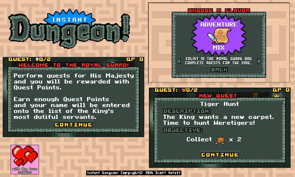 Instant Dungeon! (itch)