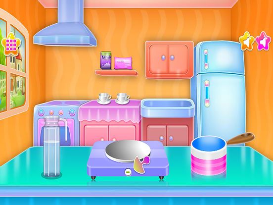 Rainbow Macaroons Cooking