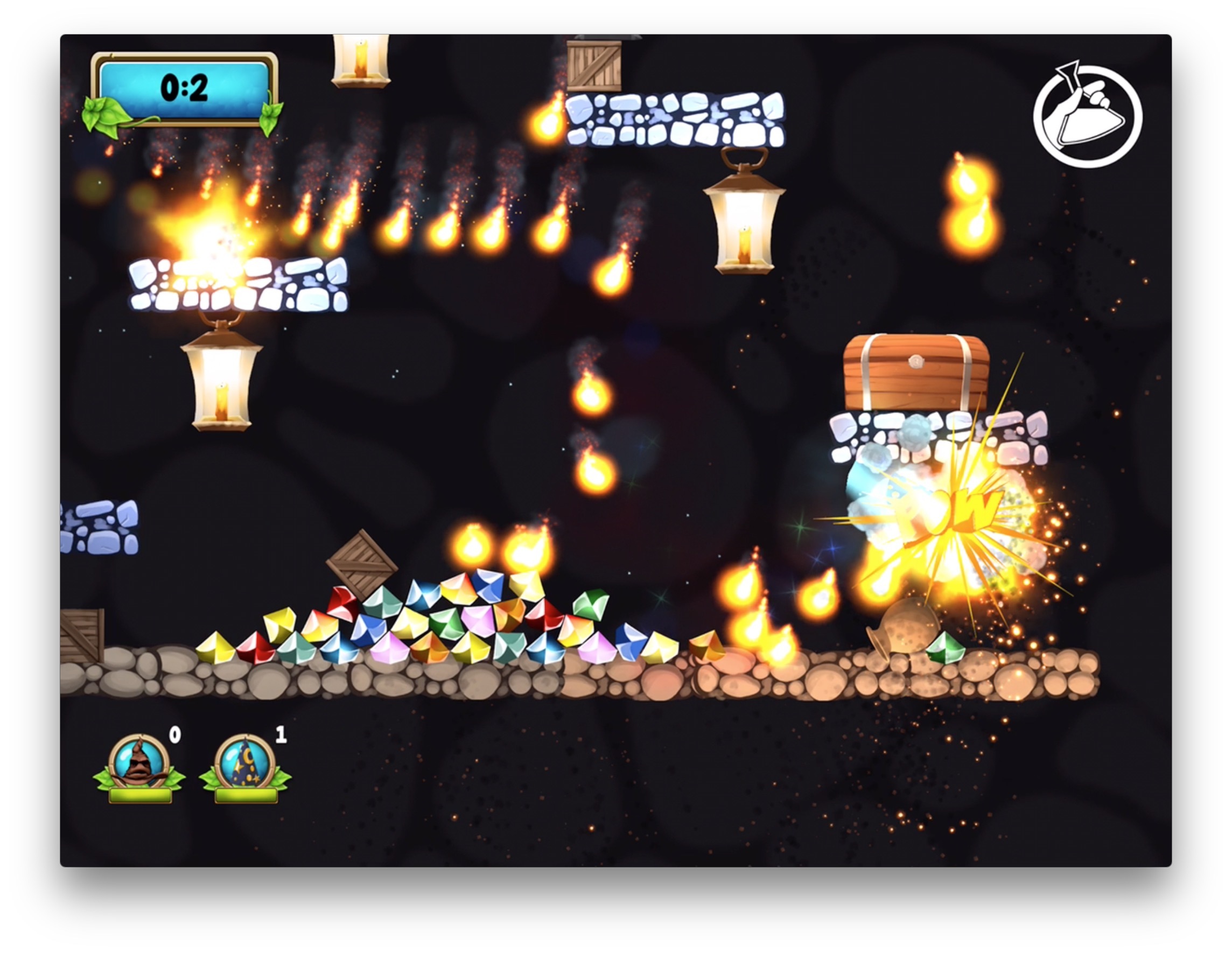 Game about gnomes and wizard hats