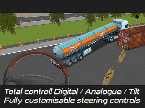 Trucker: Parking Simulator - Realistic 3D Monster Truck and Lorry 'Driving Test' Free Racing Game gameplay visual