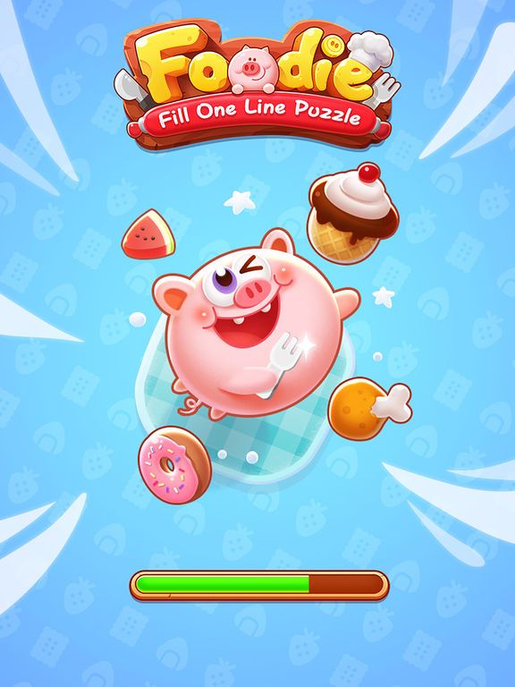 Foodie - Fill One Line Puzzle