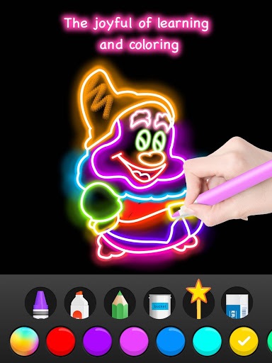 Learn to Draw Glow Cartoon