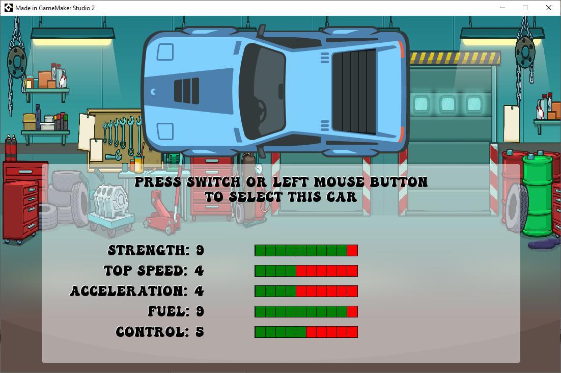 Funky Racing - Accessible Game - Simple Control System