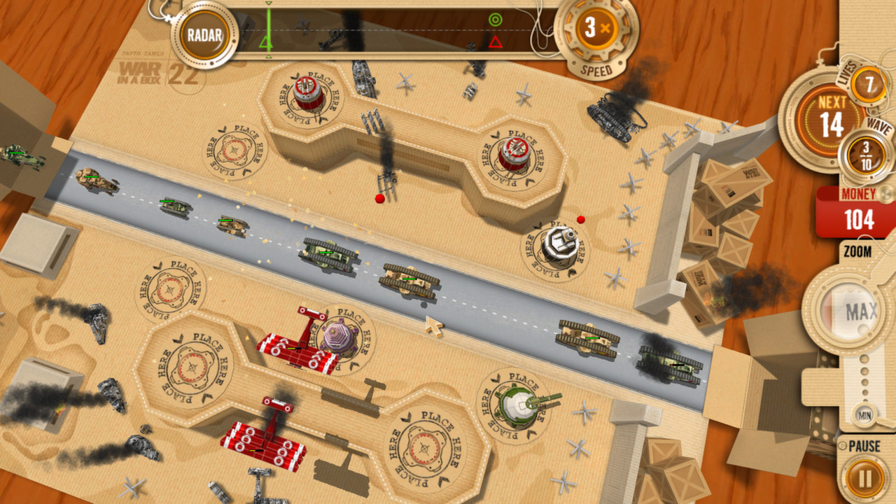 War in a Box: Paper Tanks - Tower Defence Fun for Ubuntu