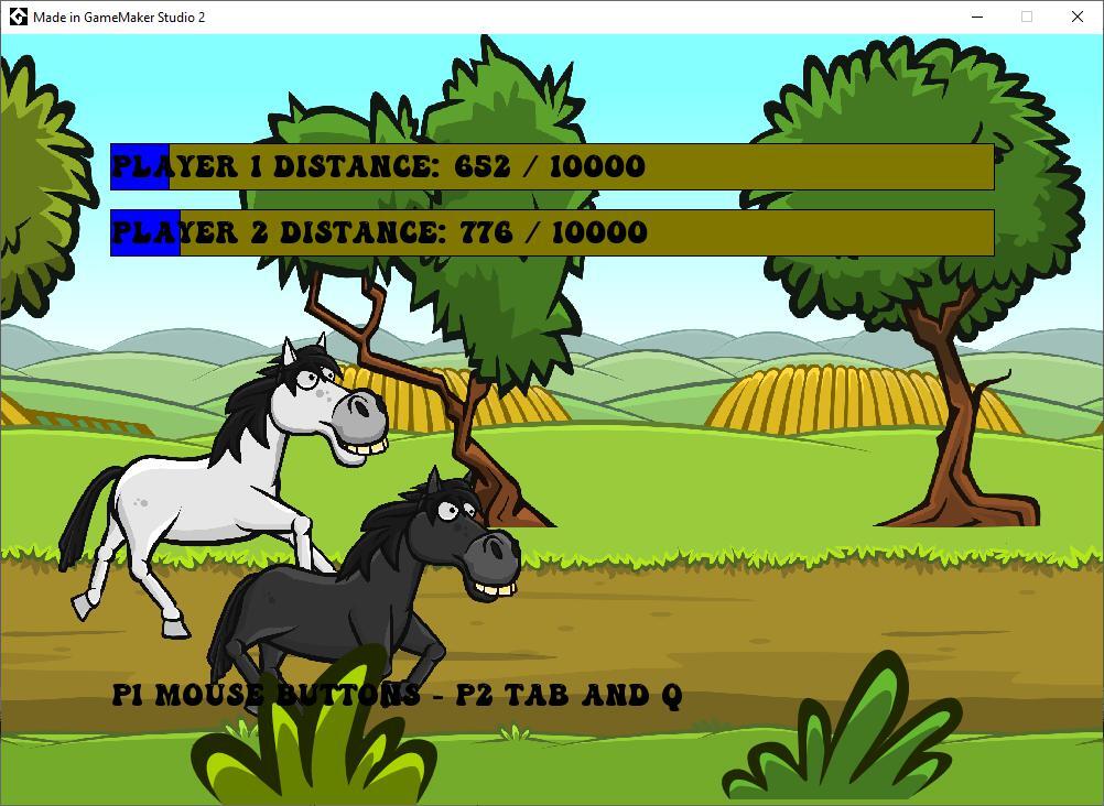 Horse Race - Accessible Game - Simple Control System