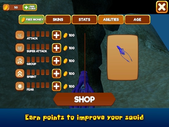 Squid Survival Simulator: Sea Animal Life 3D