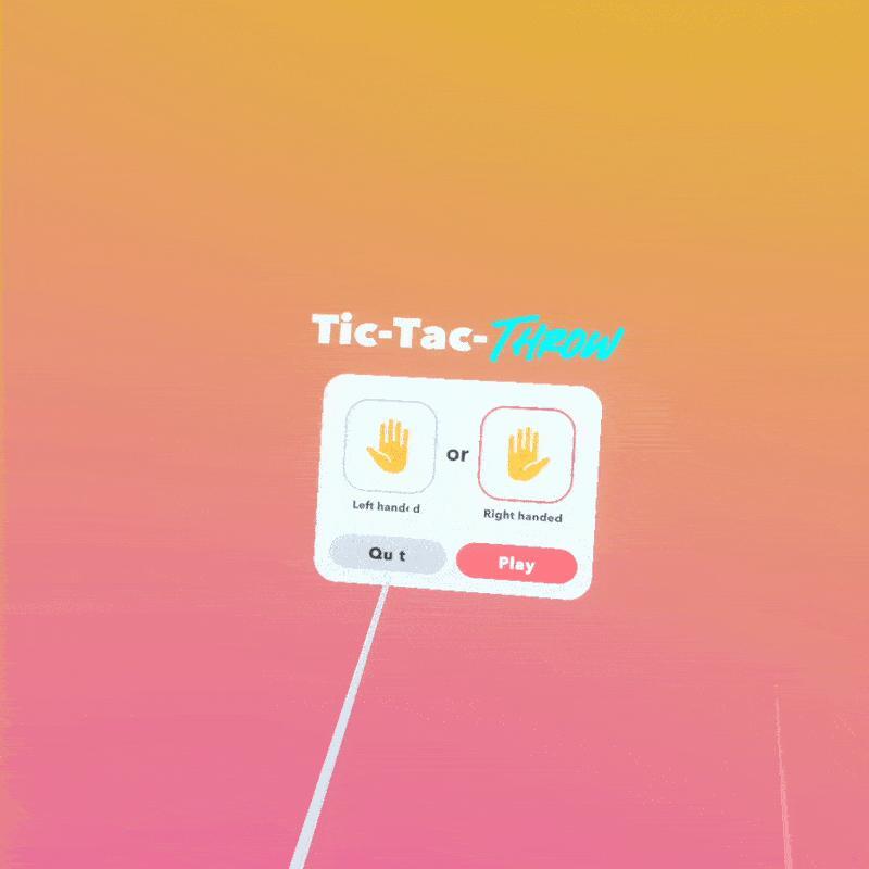 Tic-Tac-Throw
