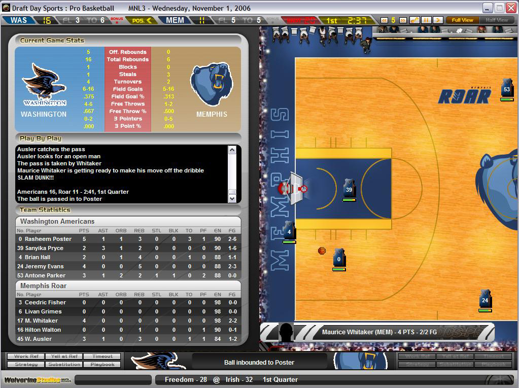 Draft Day Sports: Pro Basketball