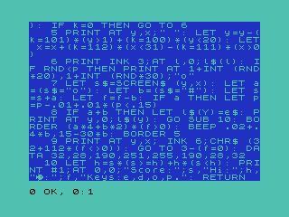 Fishie - Keep the sea plastic free! (ZX Spectrum)