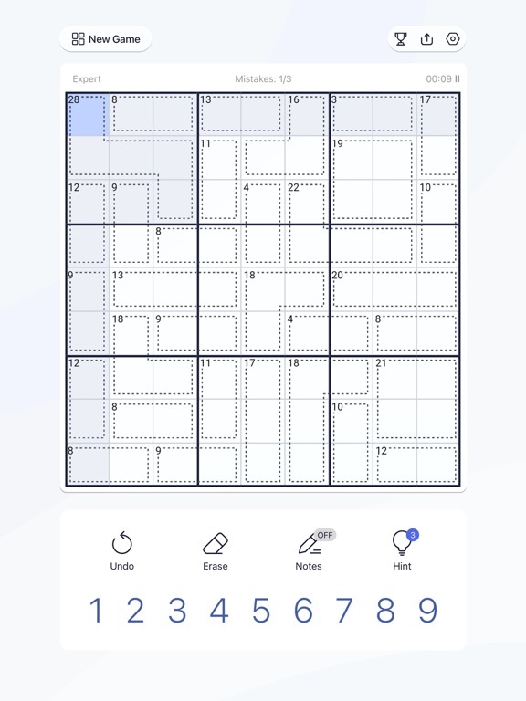 Killer Sudoku - Puzzle Games