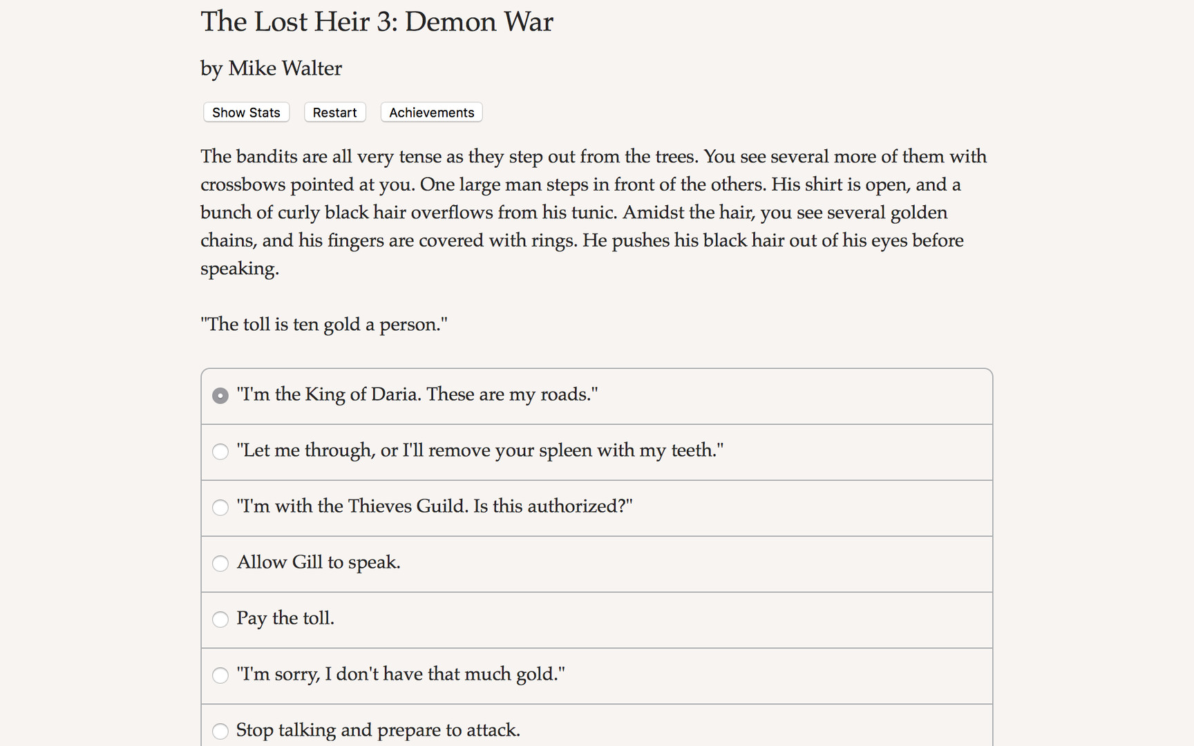 The Lost Heir 3: Demon War