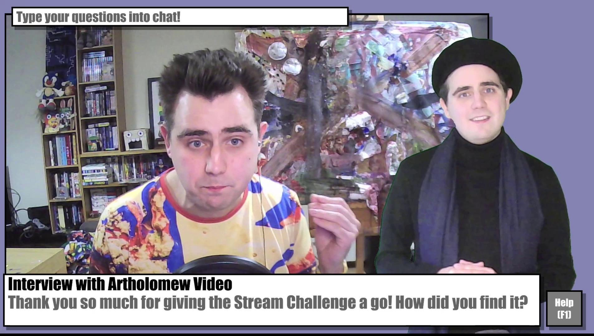 Artholomew Video's Stream Challenge