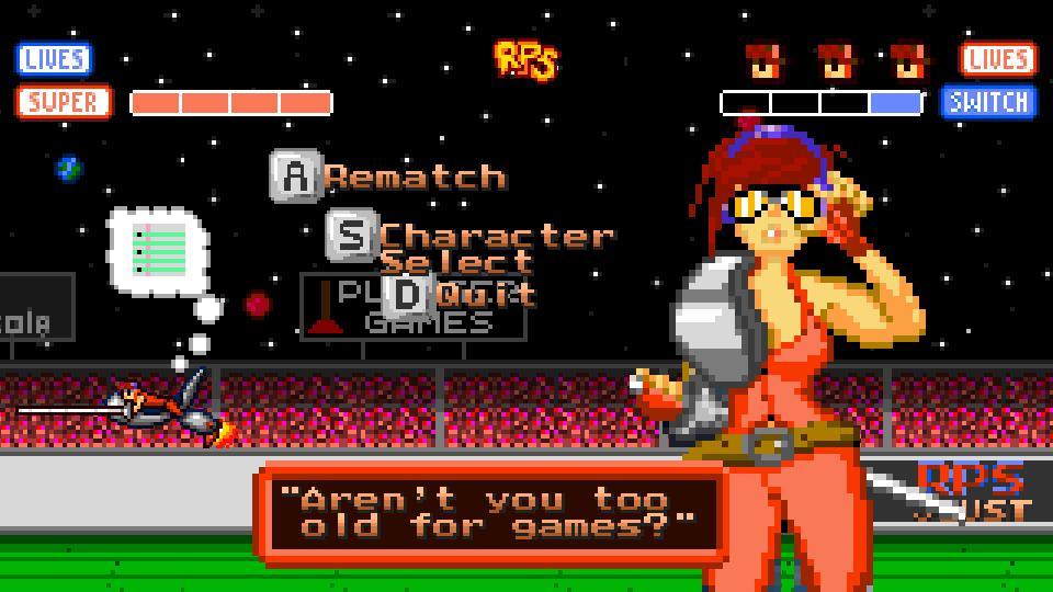 Rock Paper Scissors Joust