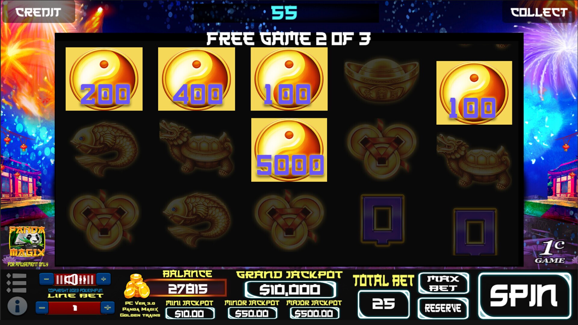 Panda Magix: Golden Trains Edition - Slots
