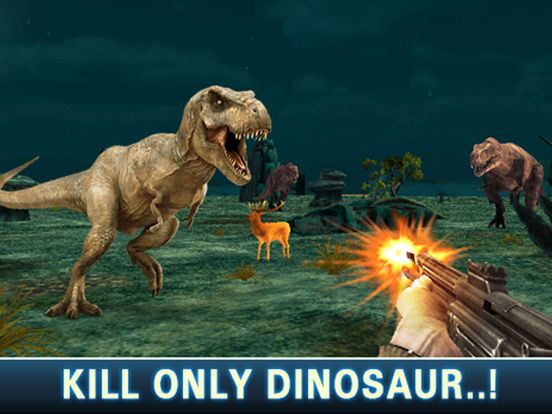 Dinosaur Hunter Trex Attack Survive Dino Fury Chase Killing Games