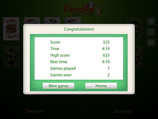 Solitaire Klondike HD