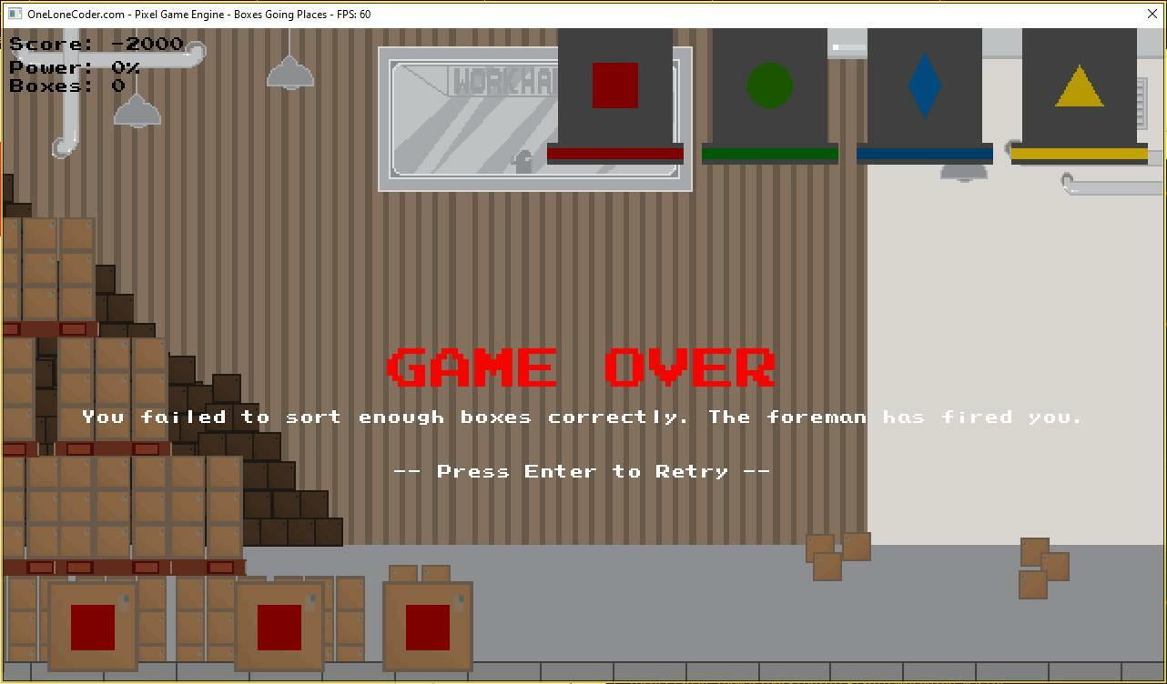 Boxes: Going Places [OLC CodeJam 2020]