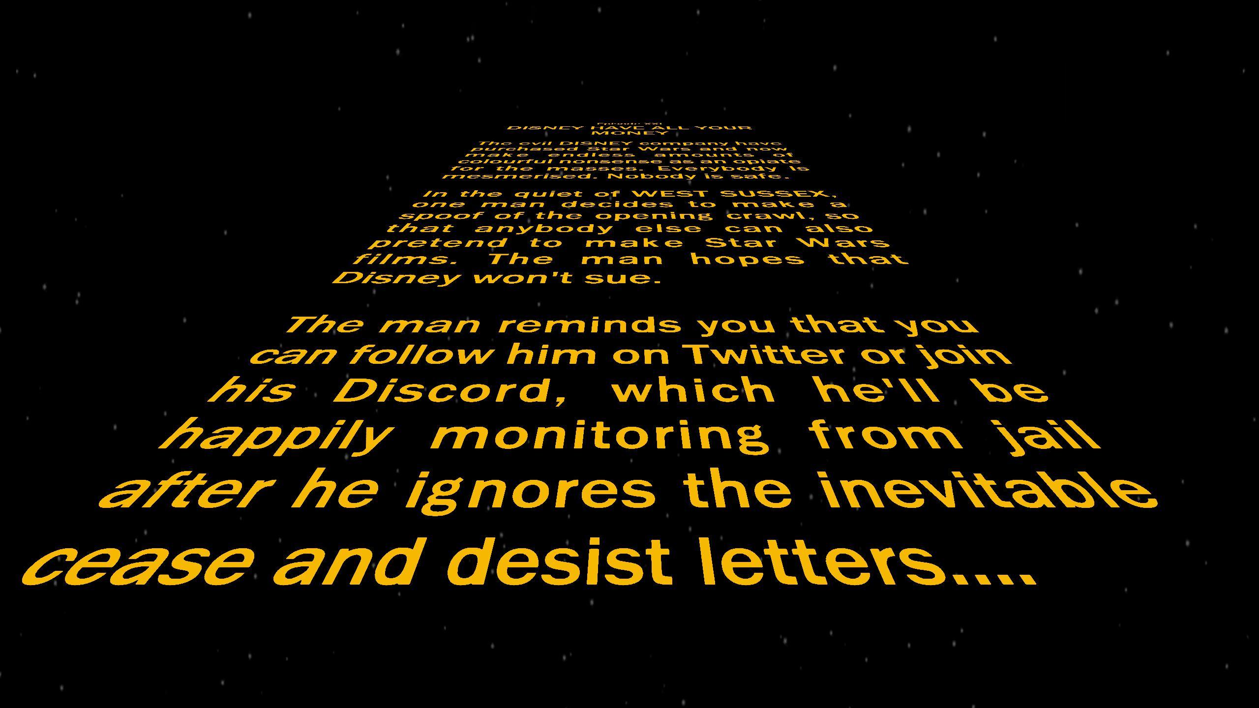 Star Wars Opening Crawl Generator