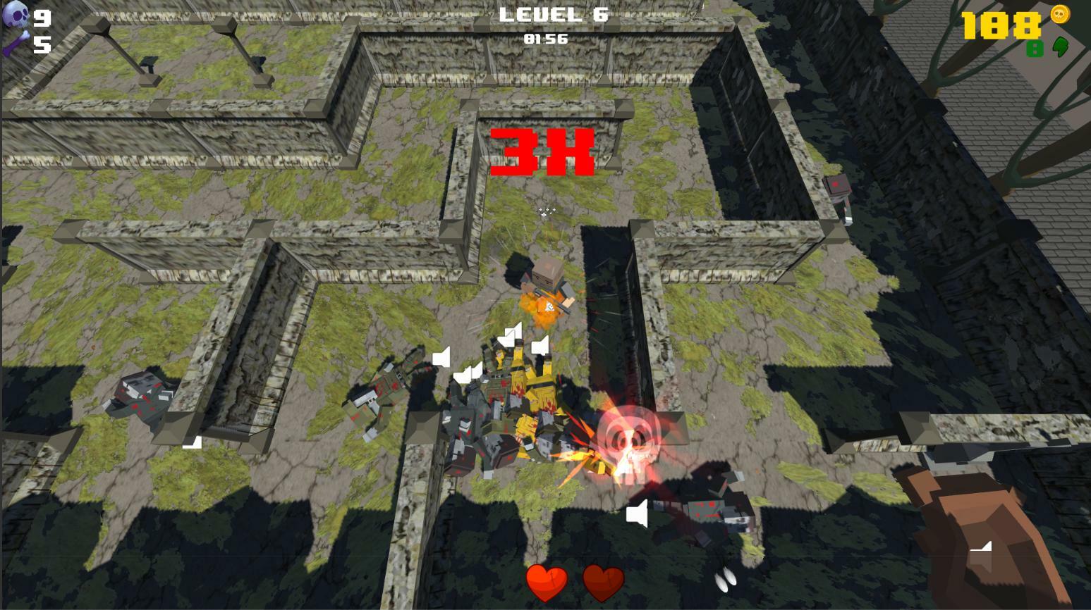 Simple Zombie Maze 3D