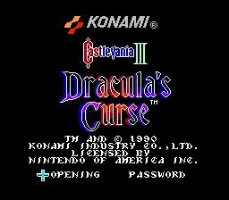 Castlevania III: Dracula's Curse