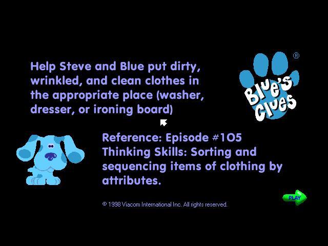 Blue's Clues: Laundry Time