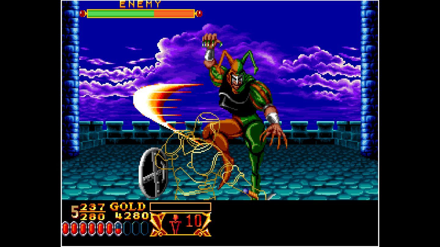 ACA NEOGEO CROSSED SWORDS gameplay visual