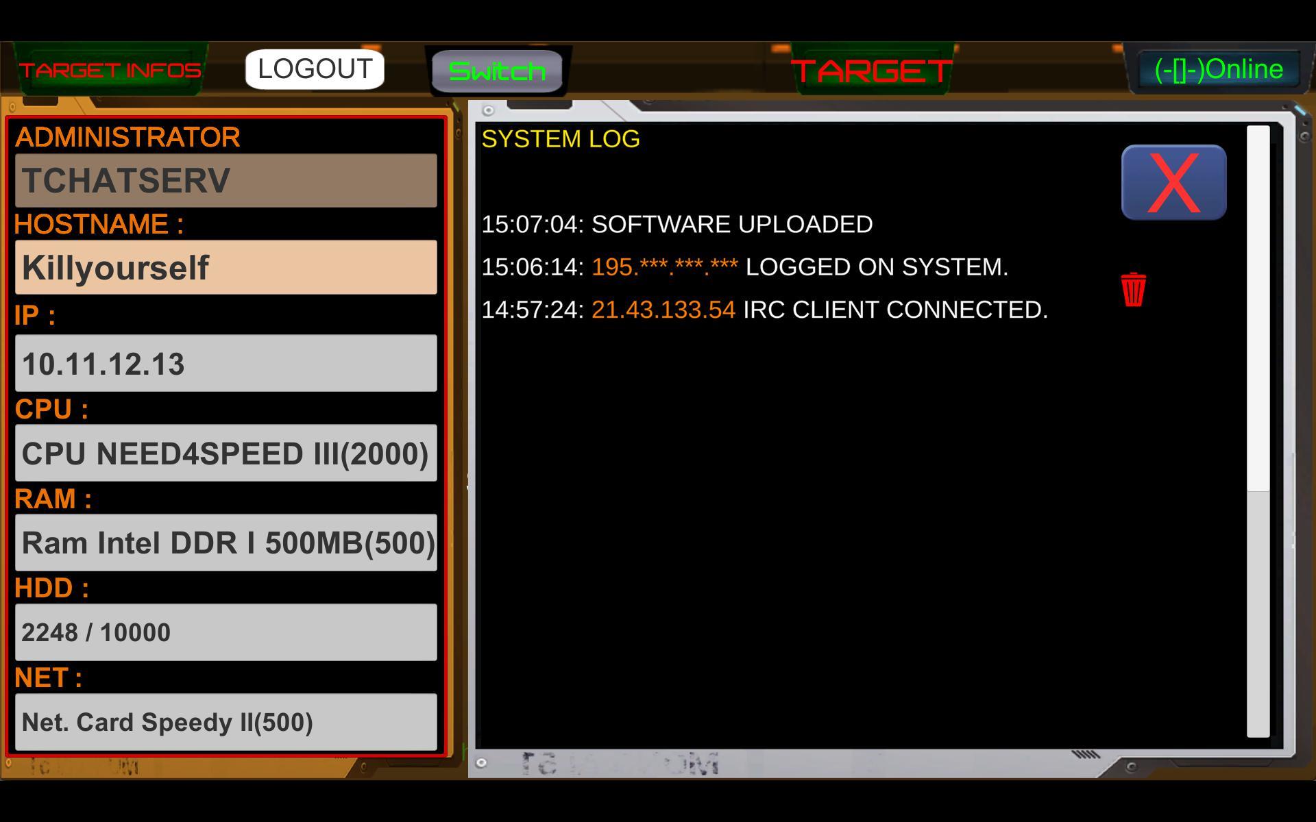 SuHack Hacking simulator