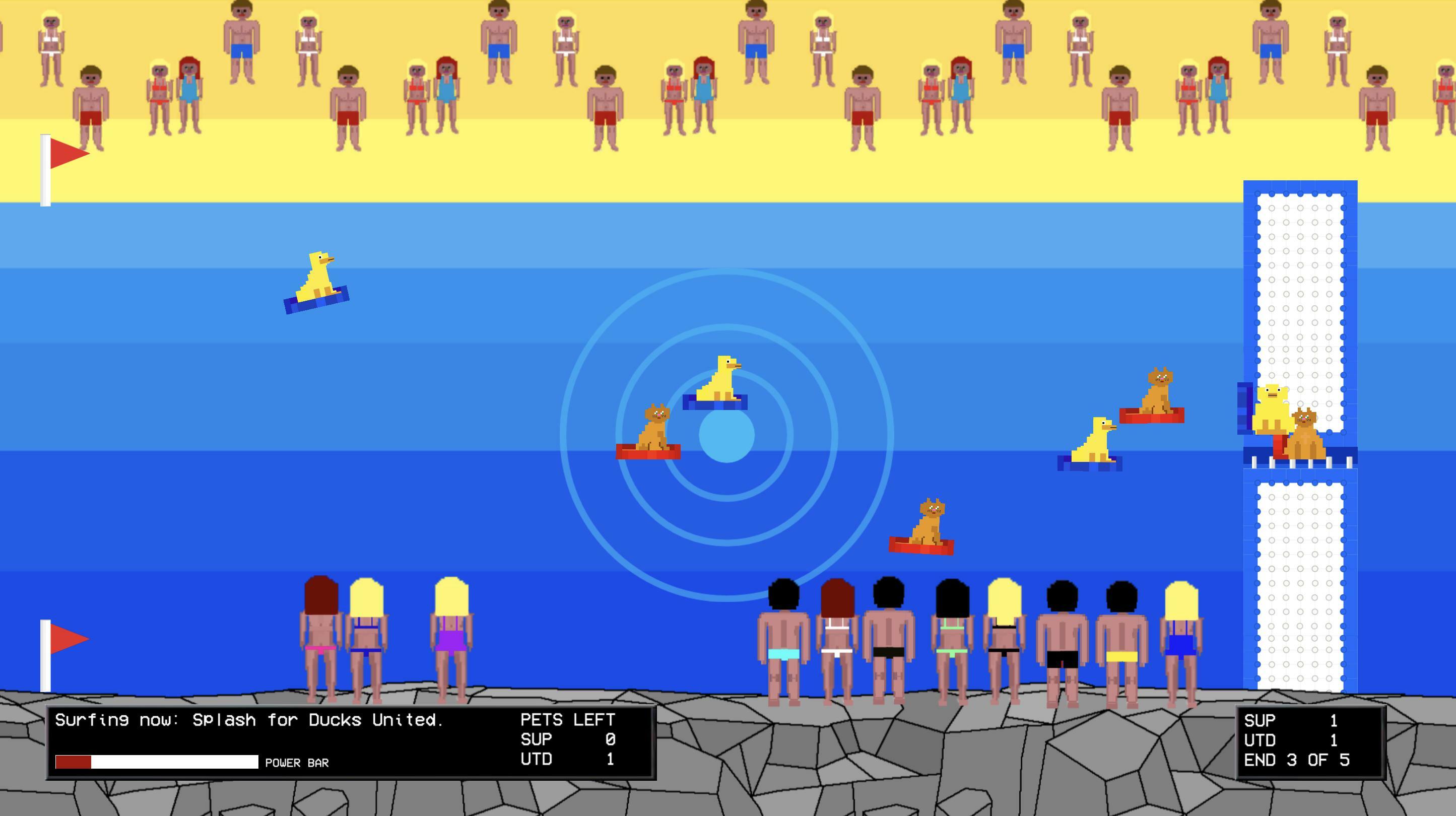 Pets on the Beach - Animal Dinghy Surfing