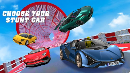 Superhero Car Stunts - Racing Car Games