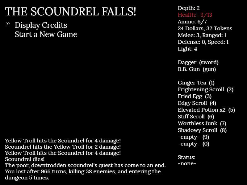 Dungeon Scoundrel