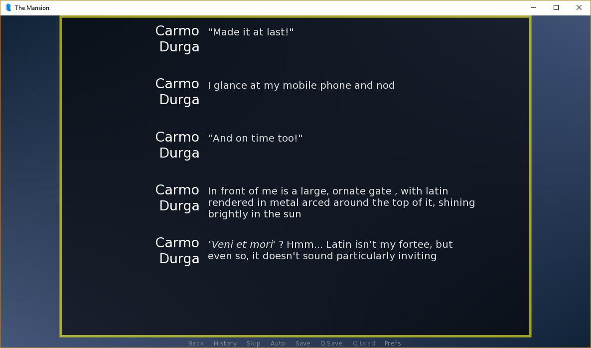 The Mansion (itch) (triority_developer@outlook.com)