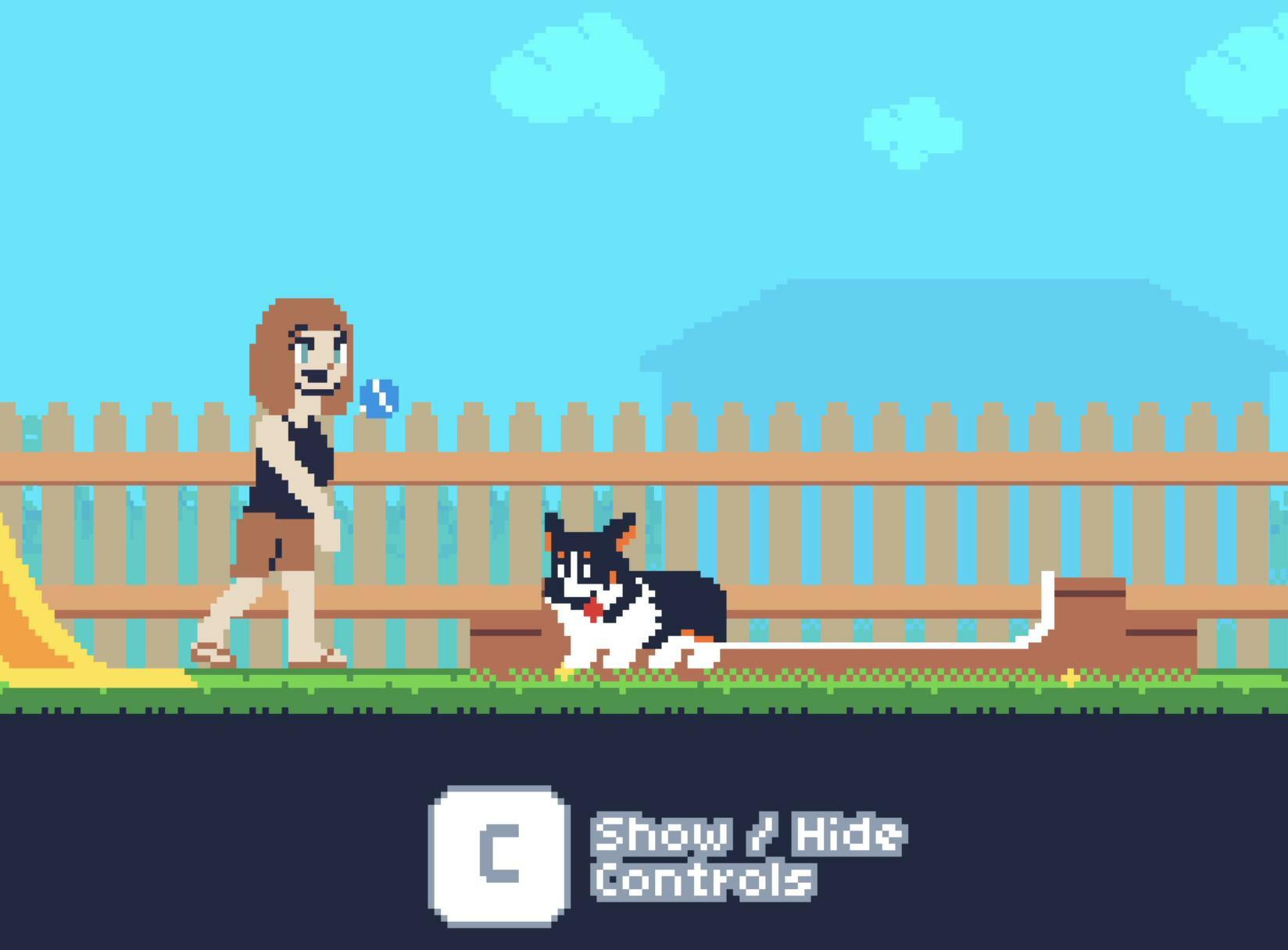 Wallace.dog Interactive Scene: Home