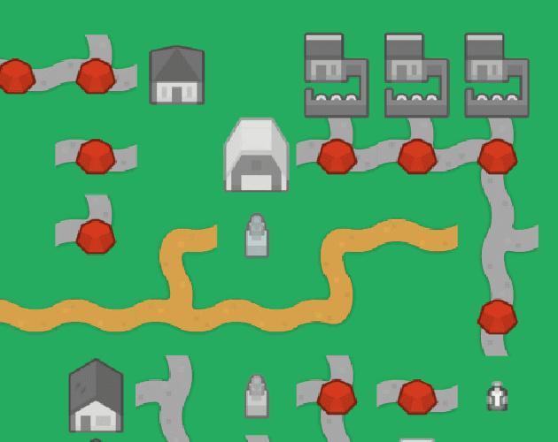 Road to cactus from another asset pack