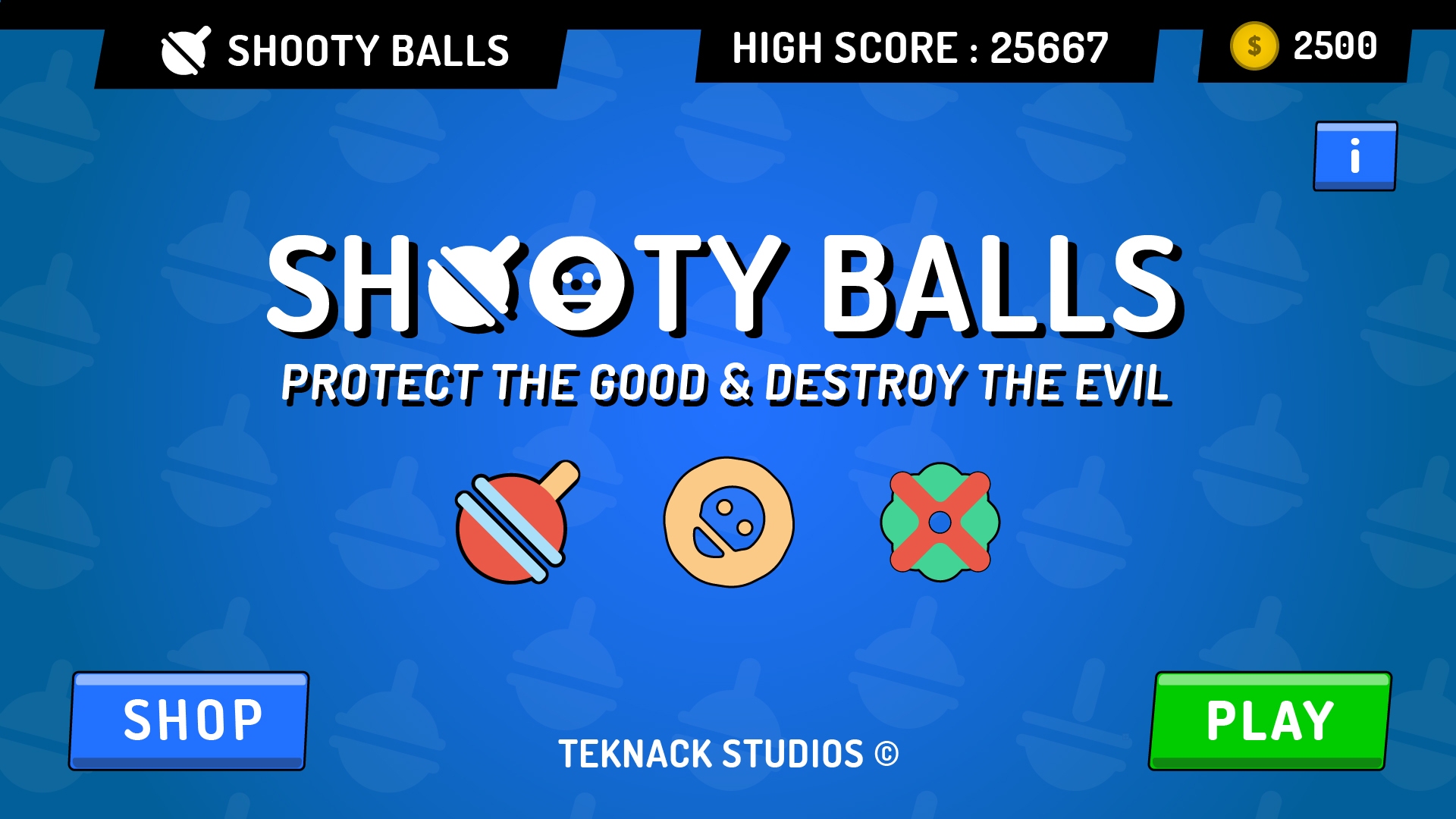 Destroyed ball