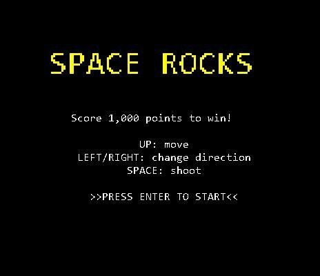 Space Rocks (a gms2 tutorial) By: Alyssa Petitti