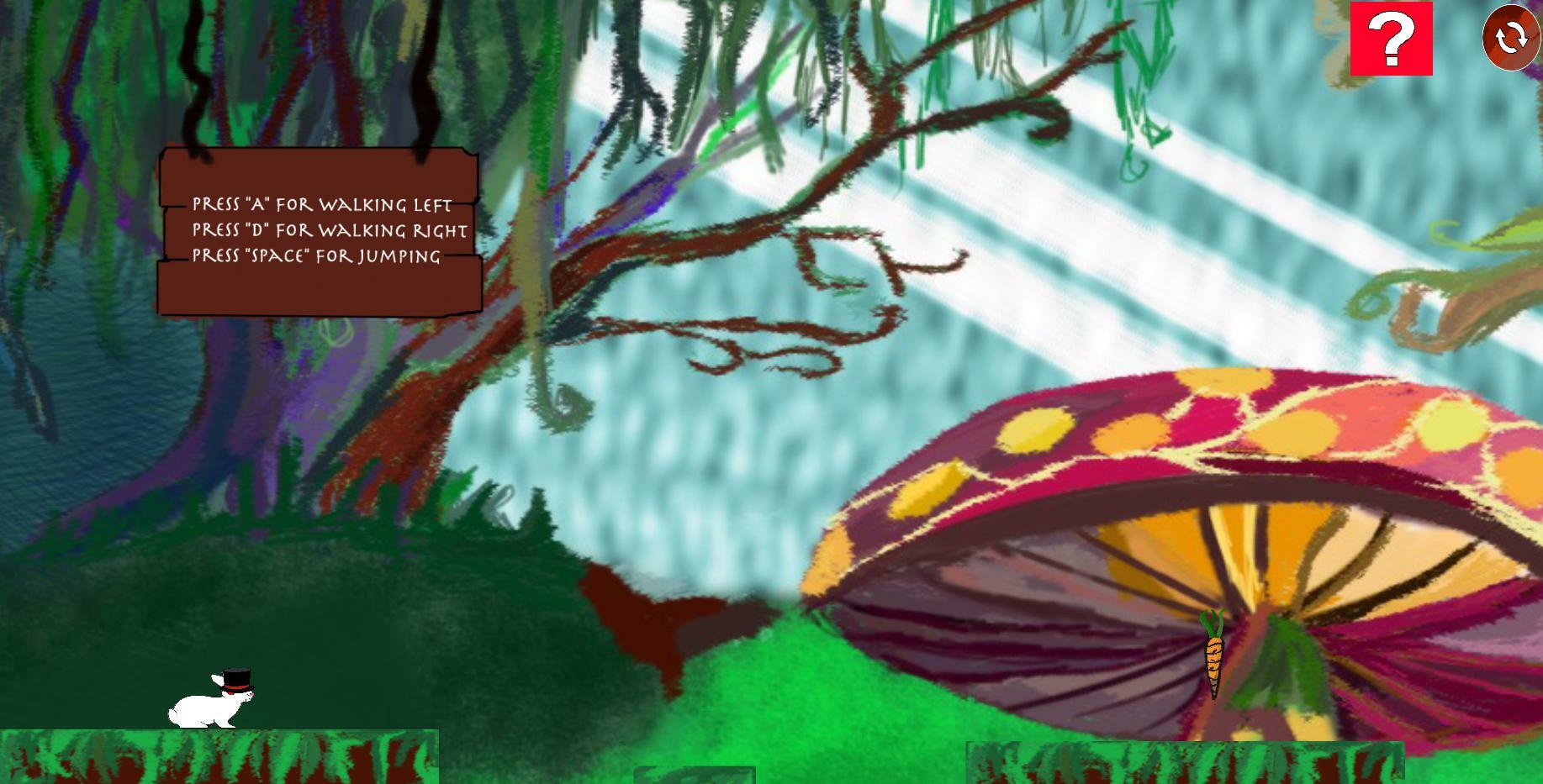 Psychodelic Bunny In Wonderlands