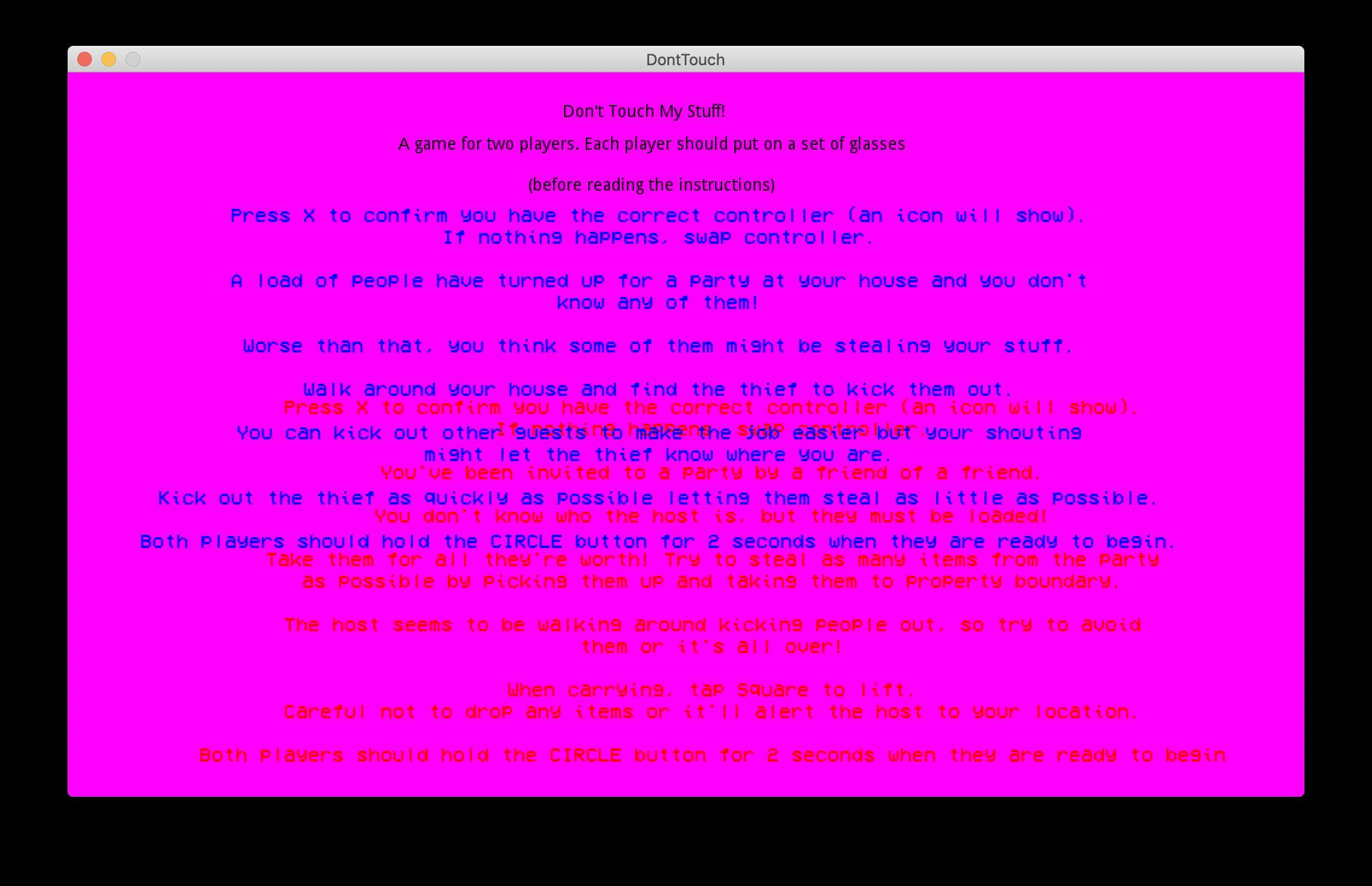 Don't Touch My Stuff!