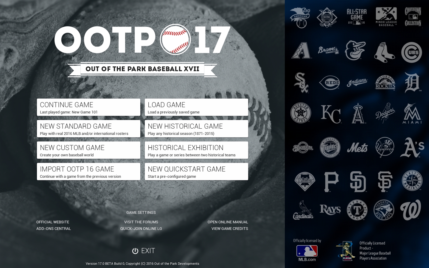 Out of the Park Baseball 17