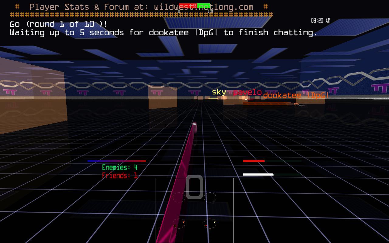 Armagetron Advanced gameplay visual