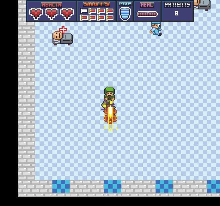 Job-Changing Janitor Fights Off Zombies And Tries To Save Patients At A Hospital