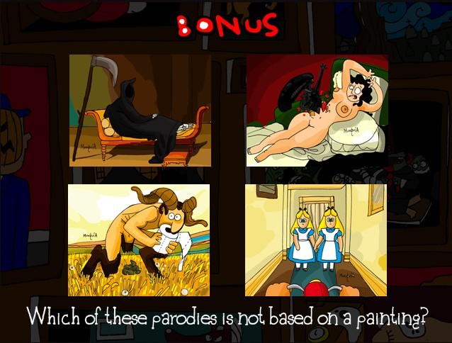 Horror Paintings Parodies